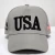 Import MOQ 50pcs inventory Embroidered Logo 5 panels USA hat baseball cap sports hat from China