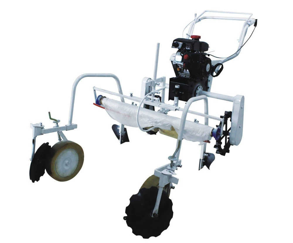 multi-function rotary tiller with Plastic mulch laying machine