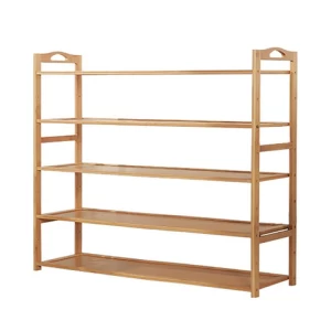 Multi-tier Bamboo Shoe Rack Shelves.Bamboo Storage Rack Organizer  /Entryway Shelf/Shoe Rack for Multi-use