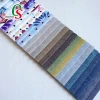 Multicolor upholstery 100 linen fabric/table linen/sofa set
