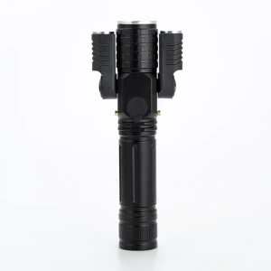 Multifunctional LED Flashlight USB Rechargeable Aluminum Alloy Riding Night Fishing