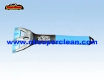 Muti Function plastic Ice Scraper with EVA handle,car ice scraper