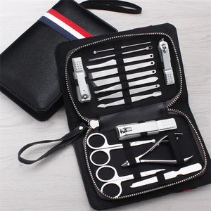 Nail Clippers Kit of 15Pcs Stainless Steel Professional Manicure Pedicure Kit Beauty Set Nail Cutter Tools