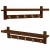 Import Natural wooden bamboo wall mounted metal coat rack from China