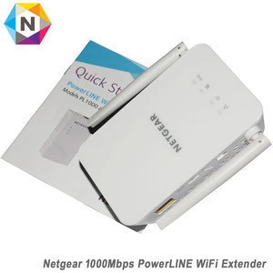 Netgear PowerLINE PLW1000 1000Mbps Bridge 802.11B/G/N/AC WiFi Extender Repeater
