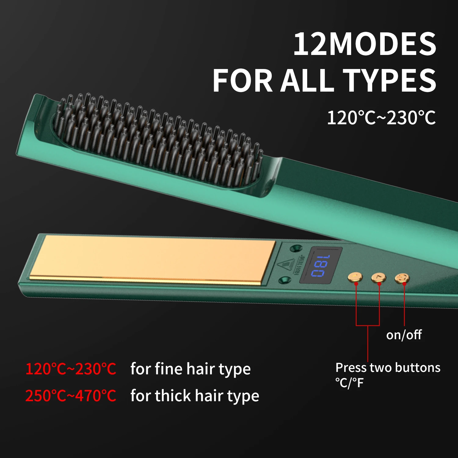 Neutral flat iron double voltage 450 degree hair straightener flat irons professional Drop shipping