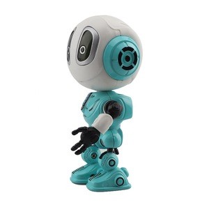New Arrival Electric Intelligent Alloy Toy Robots Die Cast Mini Recording Robot Toy for Kids