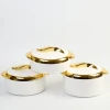New Arrival Food Warmer Keeping Hot 1.5L 2L 2.5L Luxury Food Warmer Set Oval Hot Pot Food Warmer Set