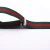Import New arrival genuine leather gg stripe suspenders green red multi color suspender unisex from China