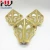 Import New Color Triangle Y Shape Modern Furniture Leg Gold Metal Couch Sofa Leg from China