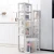 Import New coming crack plastic storage cabinet furniture kitchen cabinet  with wheels from China