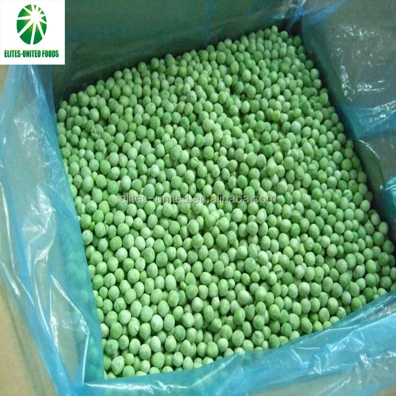 New crop dia7-1mm low price IQF green frozen vegetable bulk pea