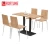Import New design food court restaurant table contemporary commercial restaurant furniture from China