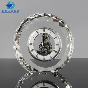 New Design Wholesale Home Decorative Mechanical Crystal Antique Clock