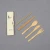 Import New Full Set Natural Bamboo Travel Cutlery Wooden SpoonUtensils Reusable Organic Flatware Bamboo Cutlery Set from China