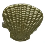 New high-end hotel metal shell-shaped wedding napkin ring