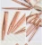 Import New model promotional rose gold color metal luxury ball pen from China