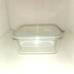 new Office Worker Portable Lunch Box Student Party Bento Box Glass Fresh-keeping Box Glass Storage container high borosilicate