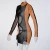 Import New Patchwork Long-sleeved Hollow Out Mesh See-through Sexy Dress from China