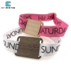 New product RFID NFC Recycled wood tag with wood beed for event wristbands
