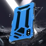 New Style IPhone X/XS Mobile Accessories Metal Silicone Case Suitable For 1PhoneXS Protector Cover  Waterproof Mobile Phone Case