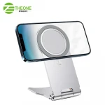 Newest mobile holder wireless charging aluminum phone holder mount bracket 180 rotation adjustment