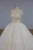 Import Newest sample organza ball gown wedding dress off shoulder bridal gown from China