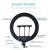 Import Newish HQ-18N 18inch led ring light with stand  Circle Ring Selfie Led Photographic Light for Tiktok Youtube live show from China