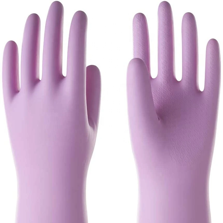 No DOP Household Inner Liner Flocking PVC Gloves