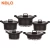 Import non stick cookware sets marble coating cookware non stick ceramic cookware kitchenware cooking pots and pans Manufacturers from China