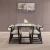 Import Nordic Simple Design Dining Room Coffee Dinning Top Dinner Marble Dining Table Set from China