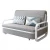 Import Nordic style metal frame sofa  bed furniture with armrest from China