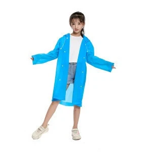 Not-Disposable kids raincoats EVA  Wholesale Raincoats Children raincoat rain wear fashion amusement park