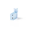 Nylon Fully Insulated Flag Female Disconnectors FLDNY 1 - 250 For Quick Crimp Electrical Terminal Connectors