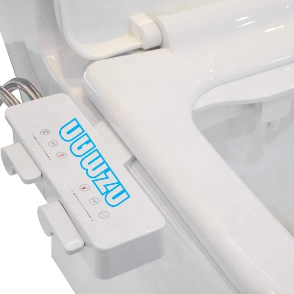 NZMAN Ultra-thin Hot Cold Water Bidet toilet bidet- Self Cleaning -Dual Nozzle - Non-Electric Mechanical Bidet Toilet Attachment