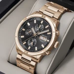 OBLVLO Men Watch Top Brand Automatic Mechanical Steel Case With Date Watch Men Casual Watch Waterproof Relogio Masculino CM