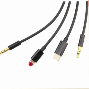 OEM Aux audio jack 3.5mm to usb 2.0 charge data cable A male 3 in 1  adapter converter usb-c power extension cords cable