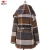 Import OEM Womens Winter Jacket Natural Color Stripe Wide Lapel Shawl Collar Coats from China