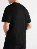 OEM/ODM Mens Casual Tops Short-sleeved Shirts custom wool cashmere men T-shirt for summer