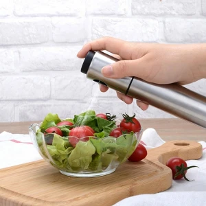 Olive Oil Sprayer for Cooking BBQ Bottle Dispenser Easy Using Cleaning Stainless Steel Oil Dispenser