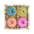 Import Organic Bath Fizzies Colorful Doughnut Bath Bombs With Box Foaming Bath Bomb Gift Set from China