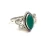 Import Original Green Onyx Sterling Silver Stone Ring Wholesale Supplier Silver Stone Ring from India