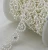 Import ot Sale 10 Yards 3/5" Ivory Pearl Rhinestone Chain Trims For Sewing Wedding Decoration from China