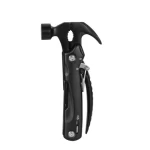 Outdoor emergency tool bicycle tool claw hammer survival kit multi tool hammer with black coating