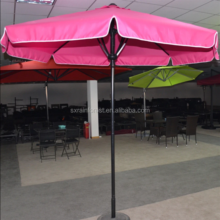 Outdoor Patio Umbrella Replacement Canopy Metal Garden Centilever Parts Umbrella Sun Garden Parasol Umbrella