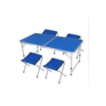 outdoor plastic portable picnic folding table of aluminum