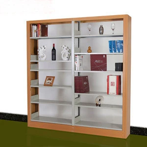 Oxford 6 Tier 5 Tier Bookcase Portable Metal Display Stand Storage Unit Book Shelf