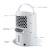 Import Personal Space Air Cooler Quiet Desk Fan Mini Evaporative Cooler with 7 Colors Night Light portable air conditioner fan from China