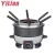 Import Personalized Electric 6pcs Food Warmer Hot Pot Stainless Steel Fondue Set Chocolate Cheese Melting Pot from China