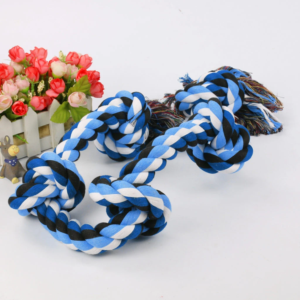 Pet Toy Pet Dog Chew Cotton Blend Rope Tug Dog Rope Playing Chew Toy